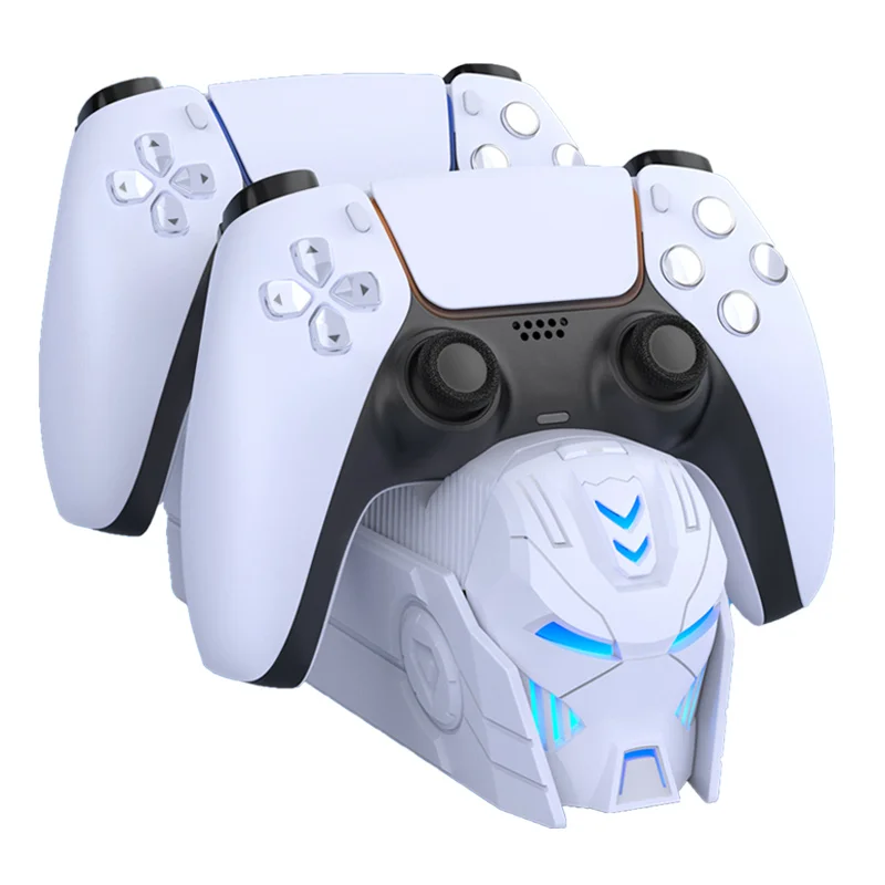 BEBONCOOL Dubbele Snellader voor PS5 Draadloze Controller Stand voor Sony PlayStation 5 Gamepad DualSense Controller Oplaadstation