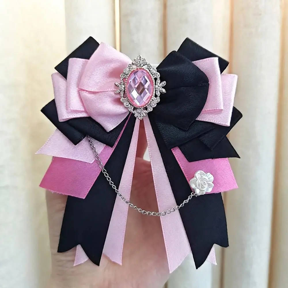 Lolita Style Double Layer Ita Bag Charm With Chain Anime Theme Bag Pendant DIY Bow Pendant For Friends