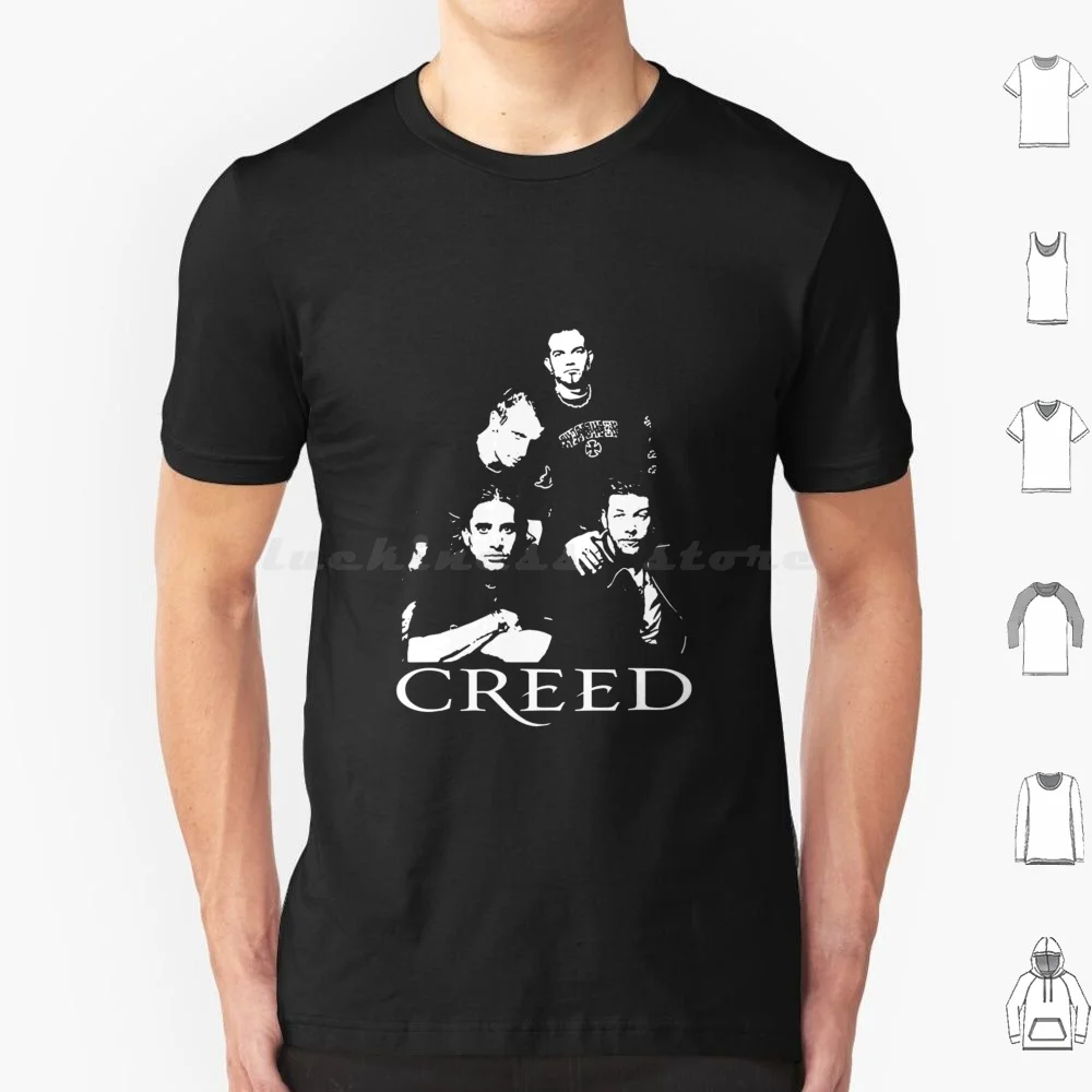 تي شيرت Creed Rock Music Poster مقاس كبير 100% قطن Music Creed Band Music Logo إنجلترا Music English Music Music Boy Music #1