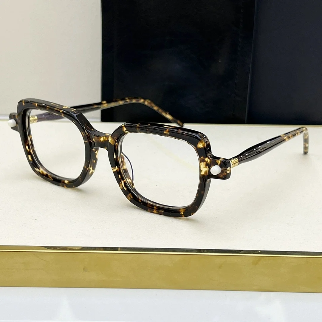 Belight 光学 MASKE P4 ドイツデザインマット手作りアセテート男性女性ヴィンテージレトロ眼鏡処方レンズ