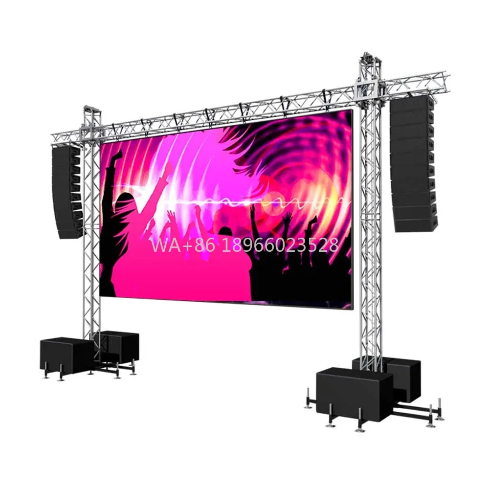 

High Definition Advertising LED Video Screen P3.91/P4.81/P2.6 Outdoor Led Screen with 500*500mm Panels for Rental Stage