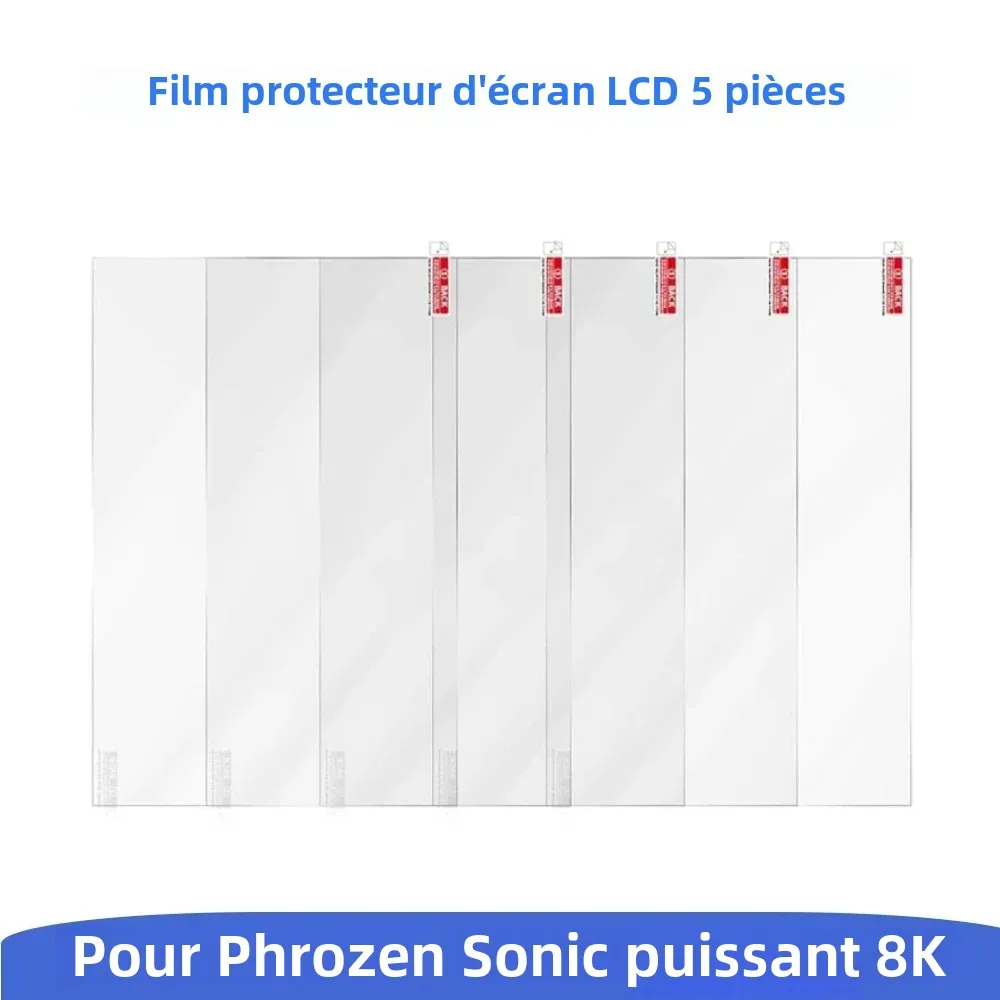 5 Pièces Film Protecteur Anti-Rayures pour Écran LCD Phrozen Sonic Mighty 8K - Accessoires Imprimantes 3D Résine