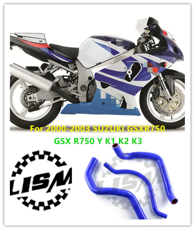 

3PCS ATV Silicone Radiator Coolant Hose For 2000-2003 SUZUKI GSXR750 GSX R750 Y K1 K2 K3 Replacement Part 2001 2002