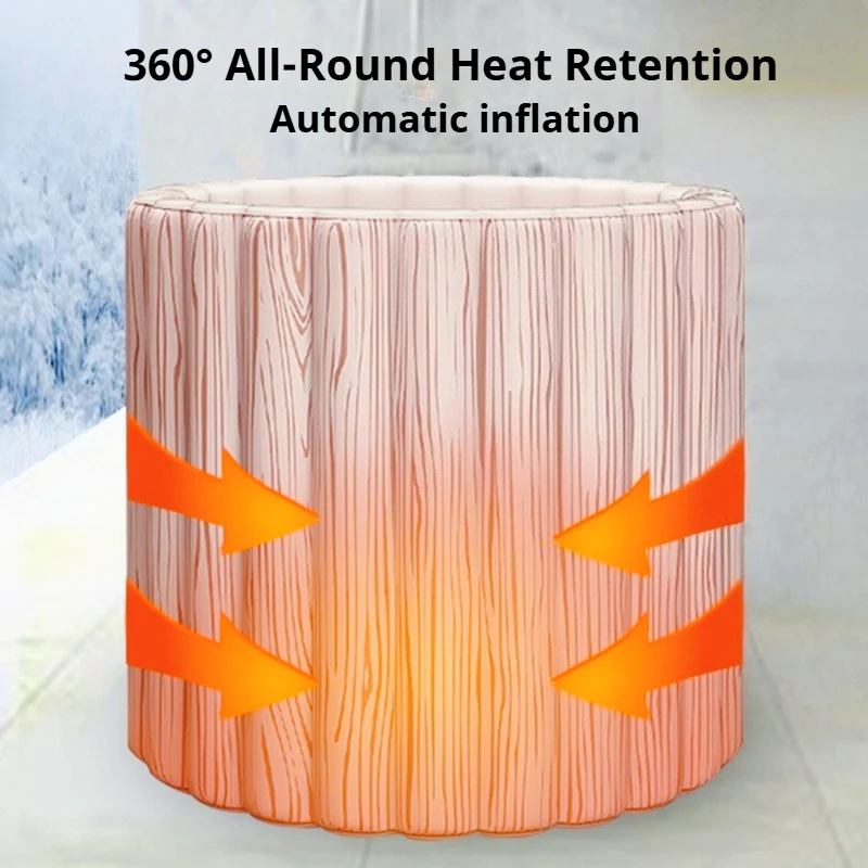 

Smart Adult Folding Plastic Half Body Ice Bath Self-Inflatable Portable Smart Inflatable Hot Tub Hot Adult Bucket