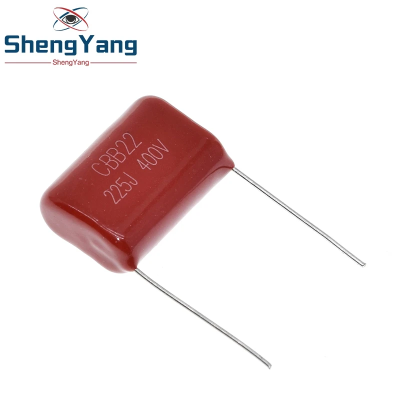 TZT 10PCS 400V 225J 2.2UF Pitch 20M 225J 400V 225 400V 2200PF CBB Polypropylene film capacitor