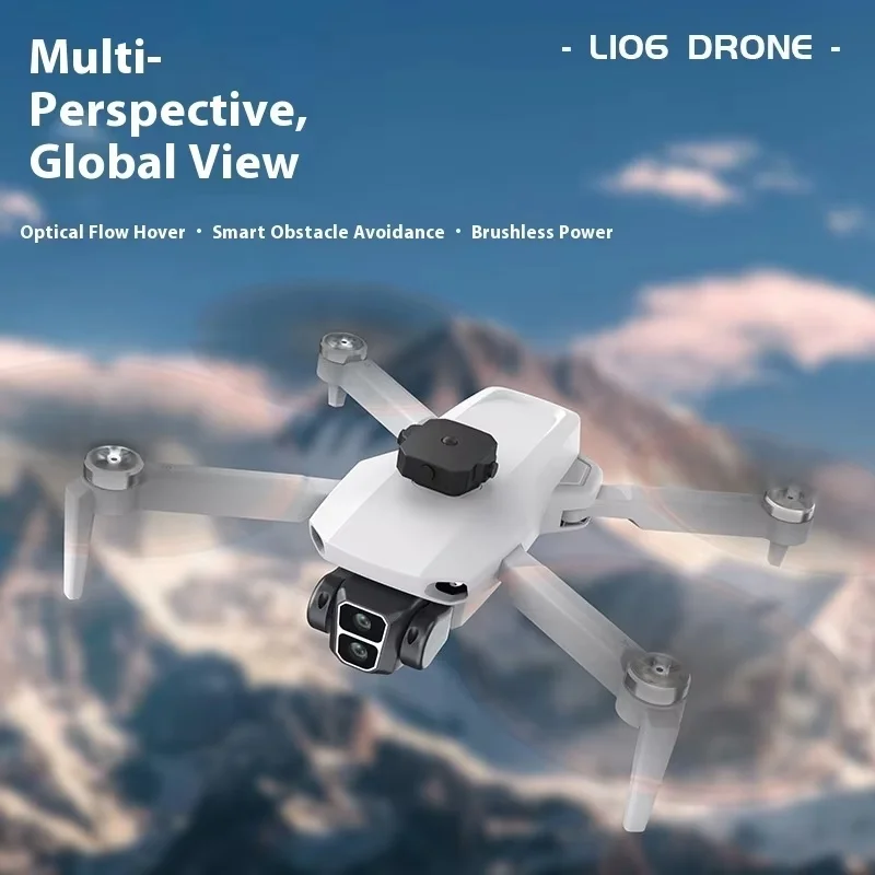 

L106 pro аэрофото 8k длительный срок службы ховер бесщеточный мотор игрушка квадрокоптер дрон самолет с дистанционным управлением