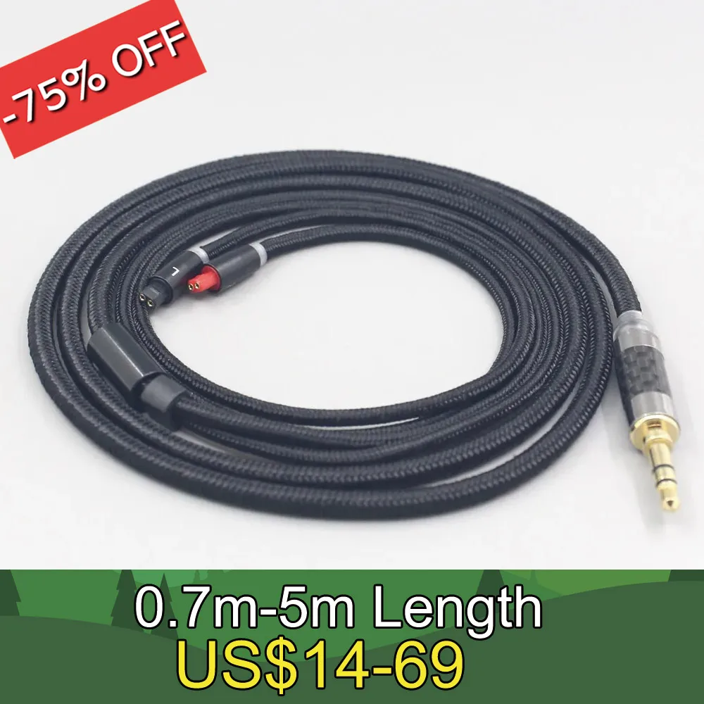 

2.5mm 4.4mm Super Soft Headphone Nylon OFC Cable For Audio-Technica ATH-IM50 IM70 ath-IM01 ath-IM02 ath-IM03 ath-IM04 LN007554