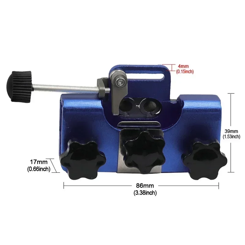 Imagem -04 - Portátil Motosserra Apontador Sharpening Jig Kit Mão-cranked Afiar Ferramenta para 422 Serras Serra Elétrica