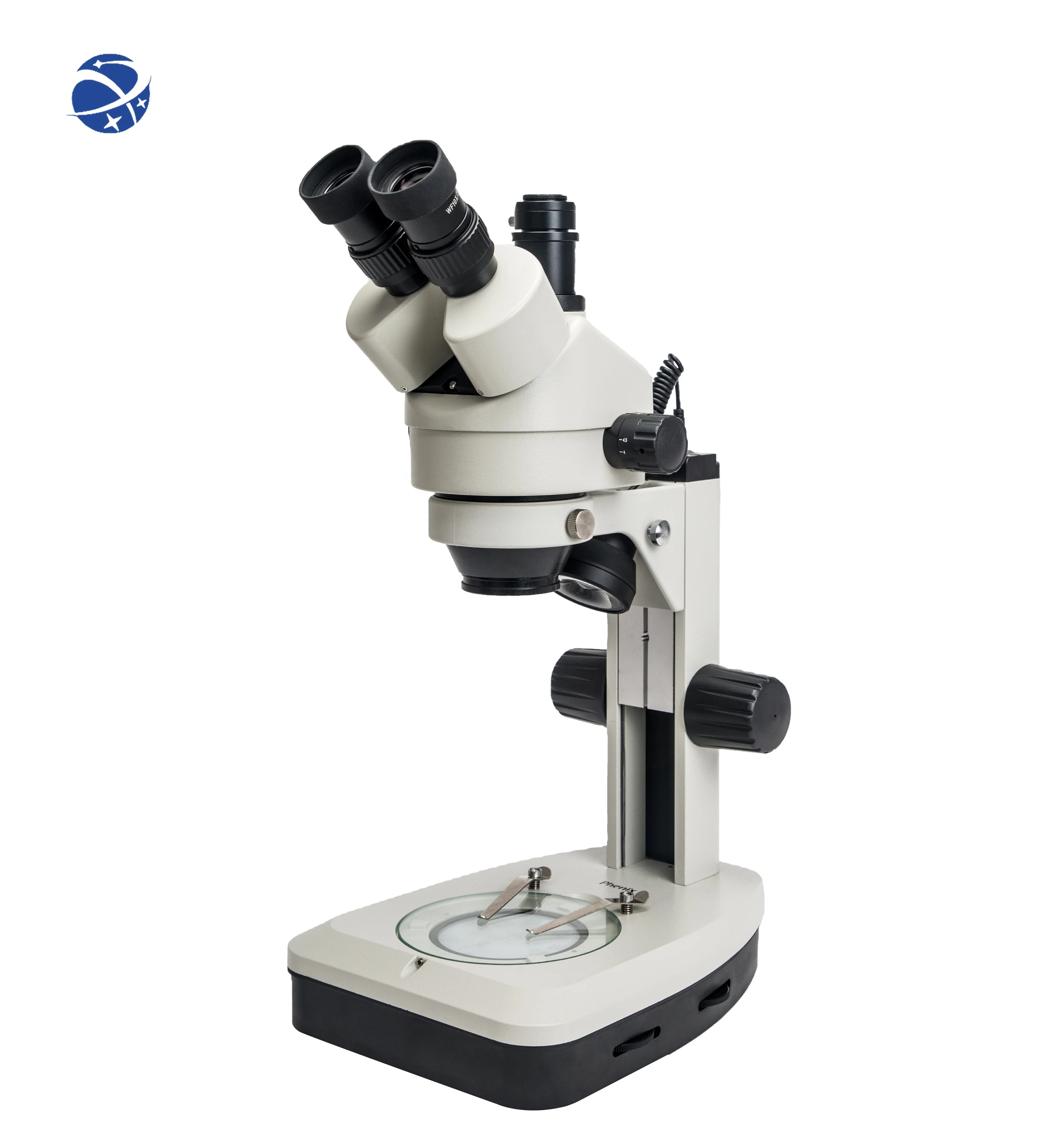 

YUNYI Phenix 7X-45X Trinocular Zoom Stereo Microscope China For Machinery Electronics, Instrumentation