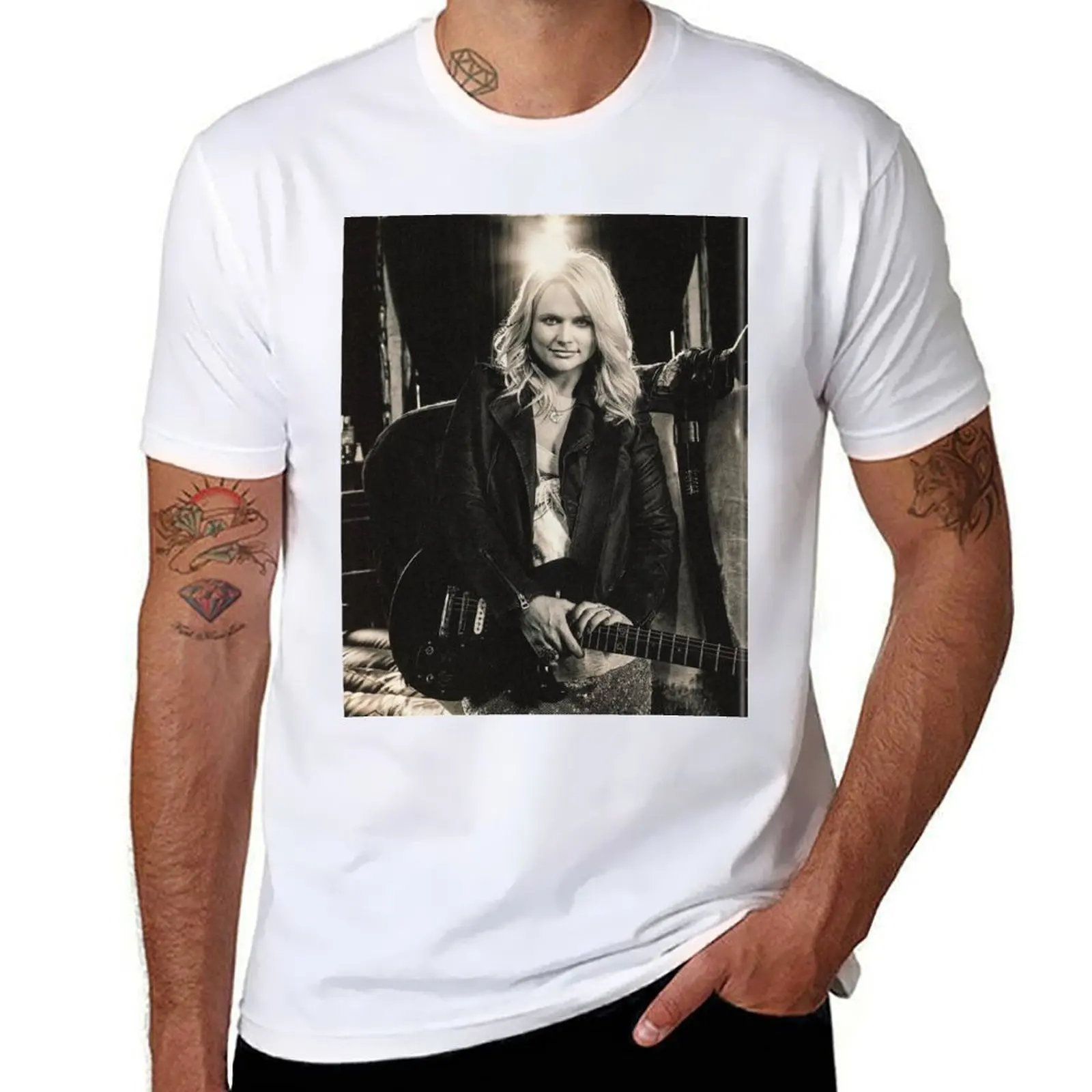 

step4 miranda han lambert gorham tour T-Shirt black cotton t-shirt plain for man package g man t shirts for men T-Shirt