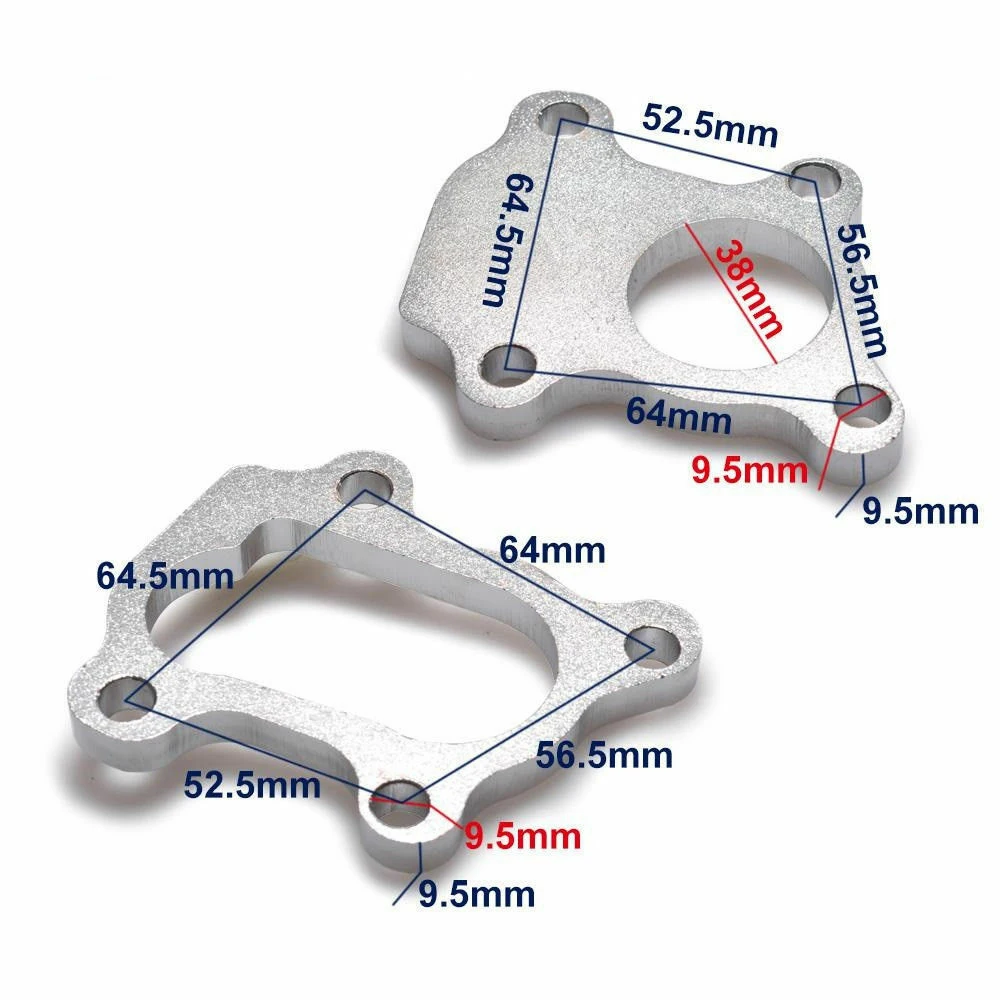 

Rare Mild Steel For RHB31 VZ21 Turbocharge Turbo Flanges 7 Piece Complete Set