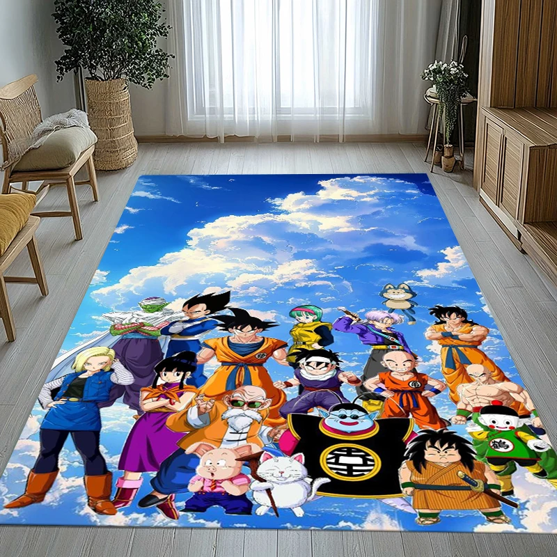 

Аниме-коврик с изображением D-Dragon Ball, нескользящий, мягкий, для гостиной, спальни, детской игровой комнаты, дивана, домашнего декора, придверный коврик