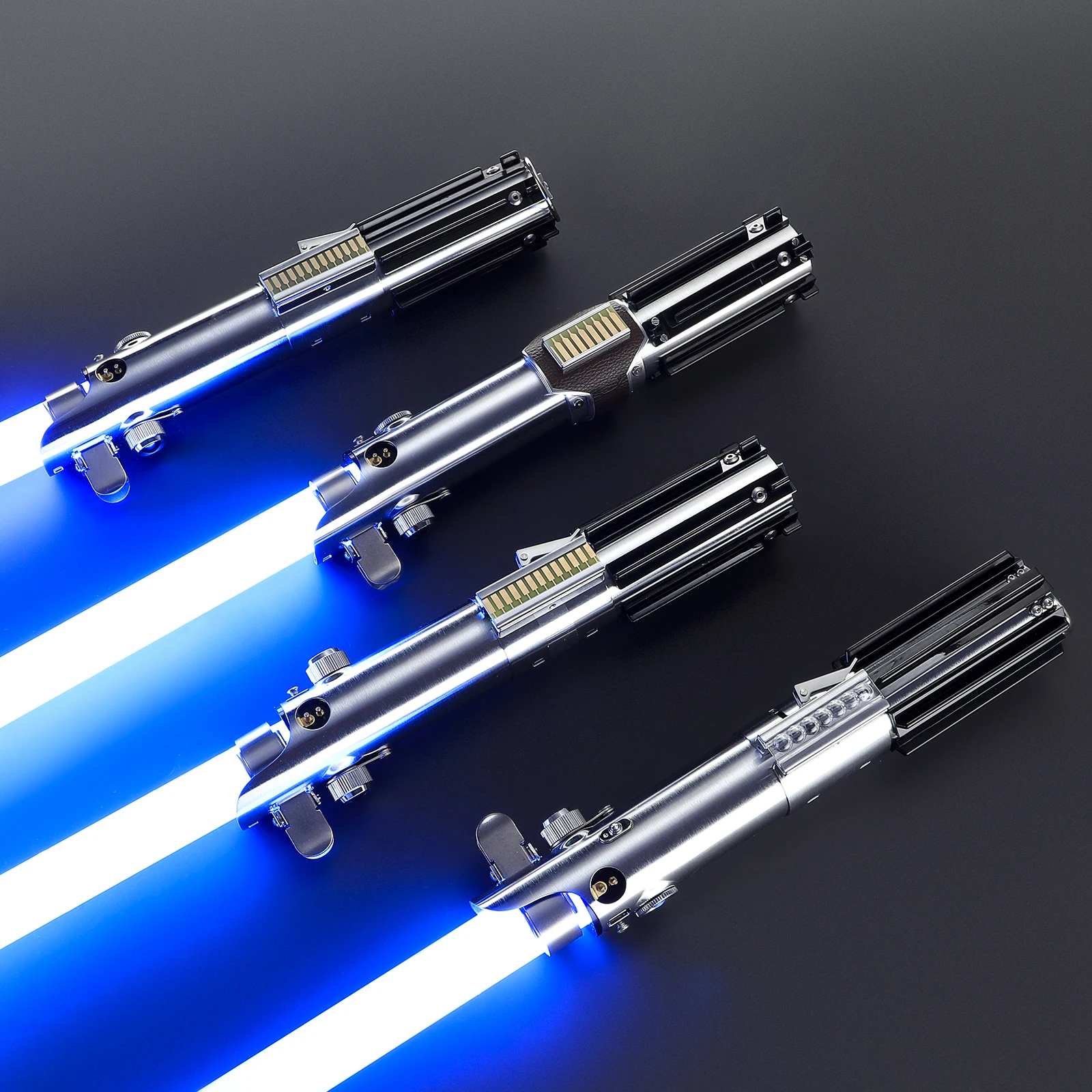 DamienSaber Graflex Luke EP7 Lightsaber Force Heavy Dueling Lightsaber Metal Hilt لون لا نهائي يتغير مع 34 خط صوتي