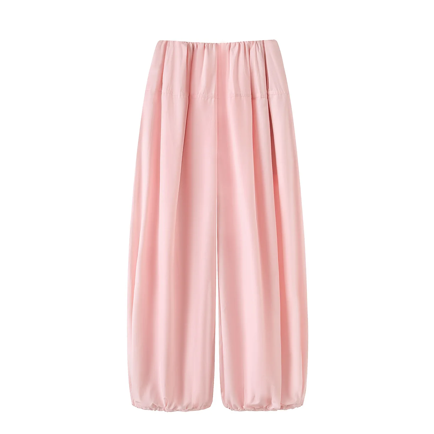 Maxdutti 2026 Summer New Arrival High-waist Slimming Loose Wide Leg Casual Pants With Simple And Fashionable Style