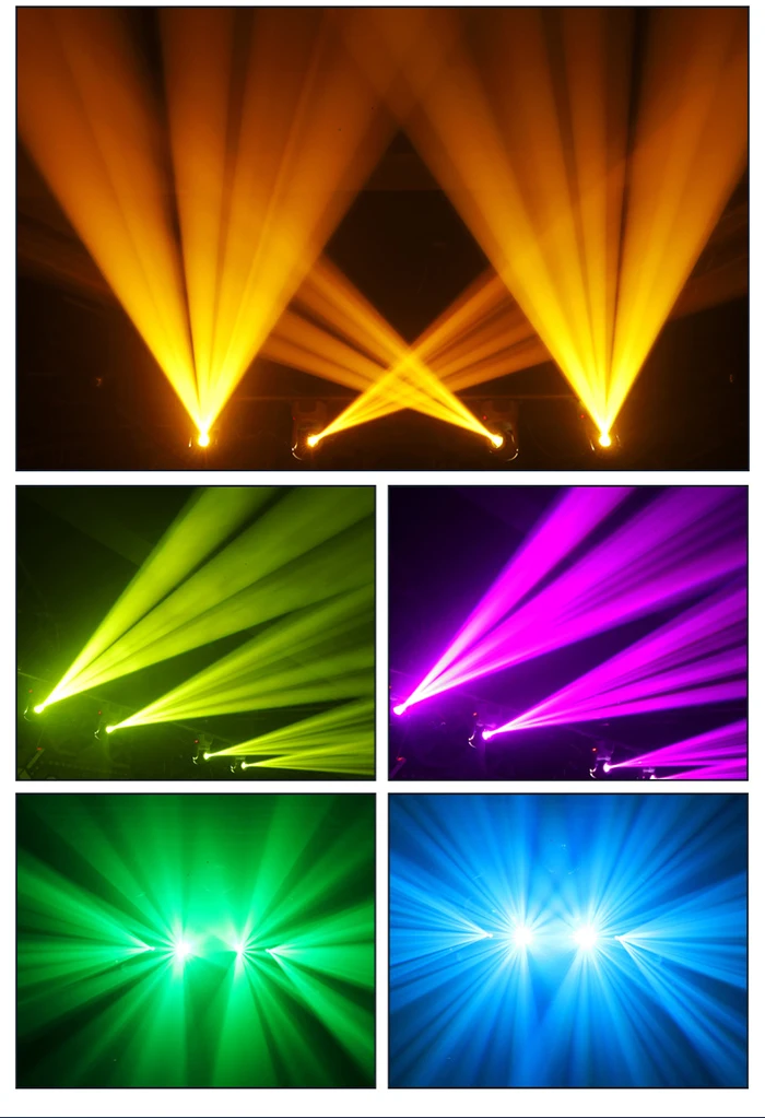 NEUE 100W LED Muster Strobe Strahl Wirkung Moving Head Licht DMX512 Musik Steuerung DJ Bühne Disco Prom Party Dance floor Bar Club – Detail 9