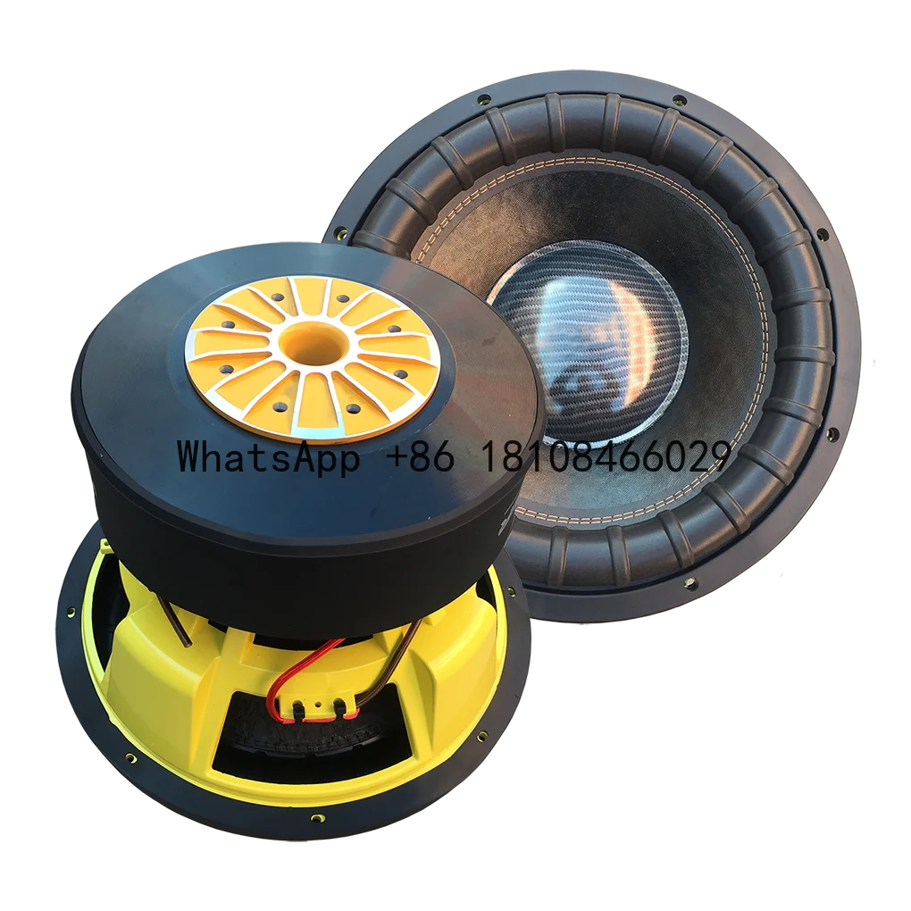 

Subwoofers Car Audio New Design Heatsink Car Subwoofers Cooling System USA Voice Coil 12000W MAX Power Subwoofers