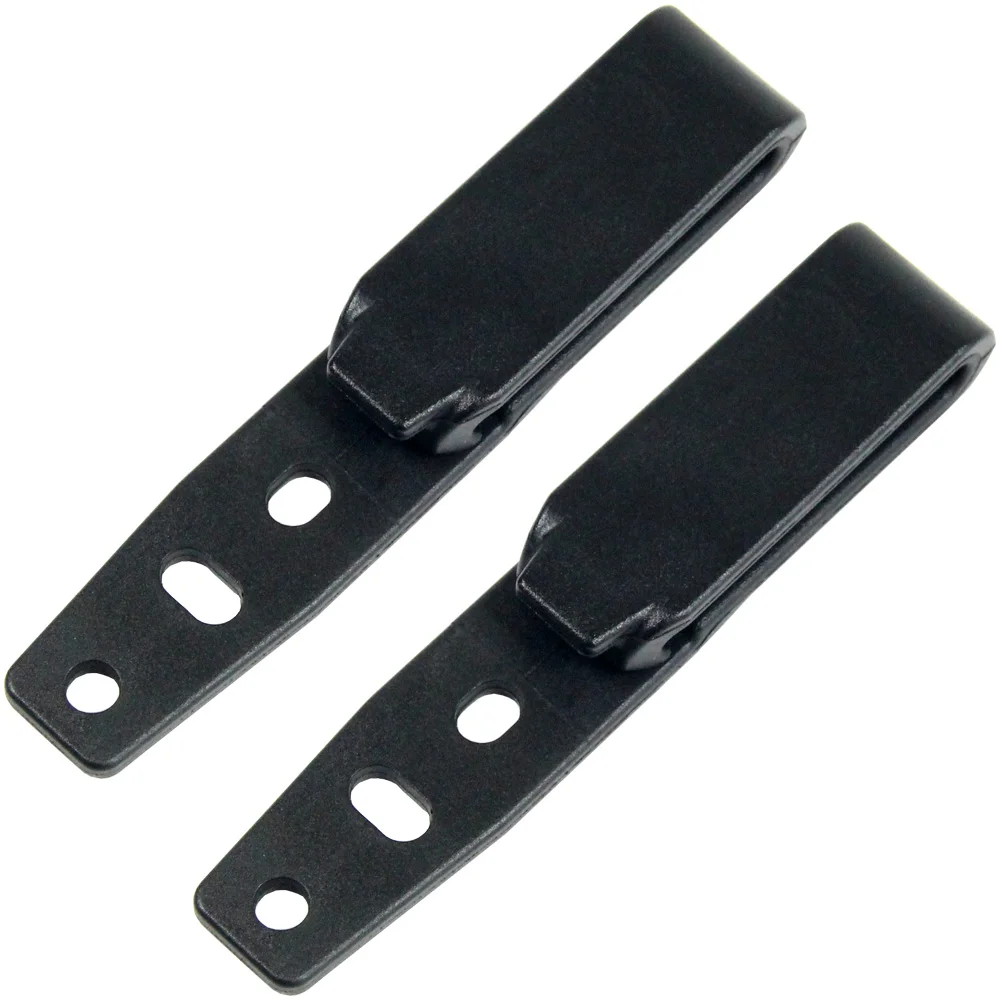 Fácil Grampos Aperto Gancho Pré-perfurado Holetuckable Cinto Loop para Iwb Owb Kydex Couro Híbrido Coldre Que Faz com Ferragem Peças