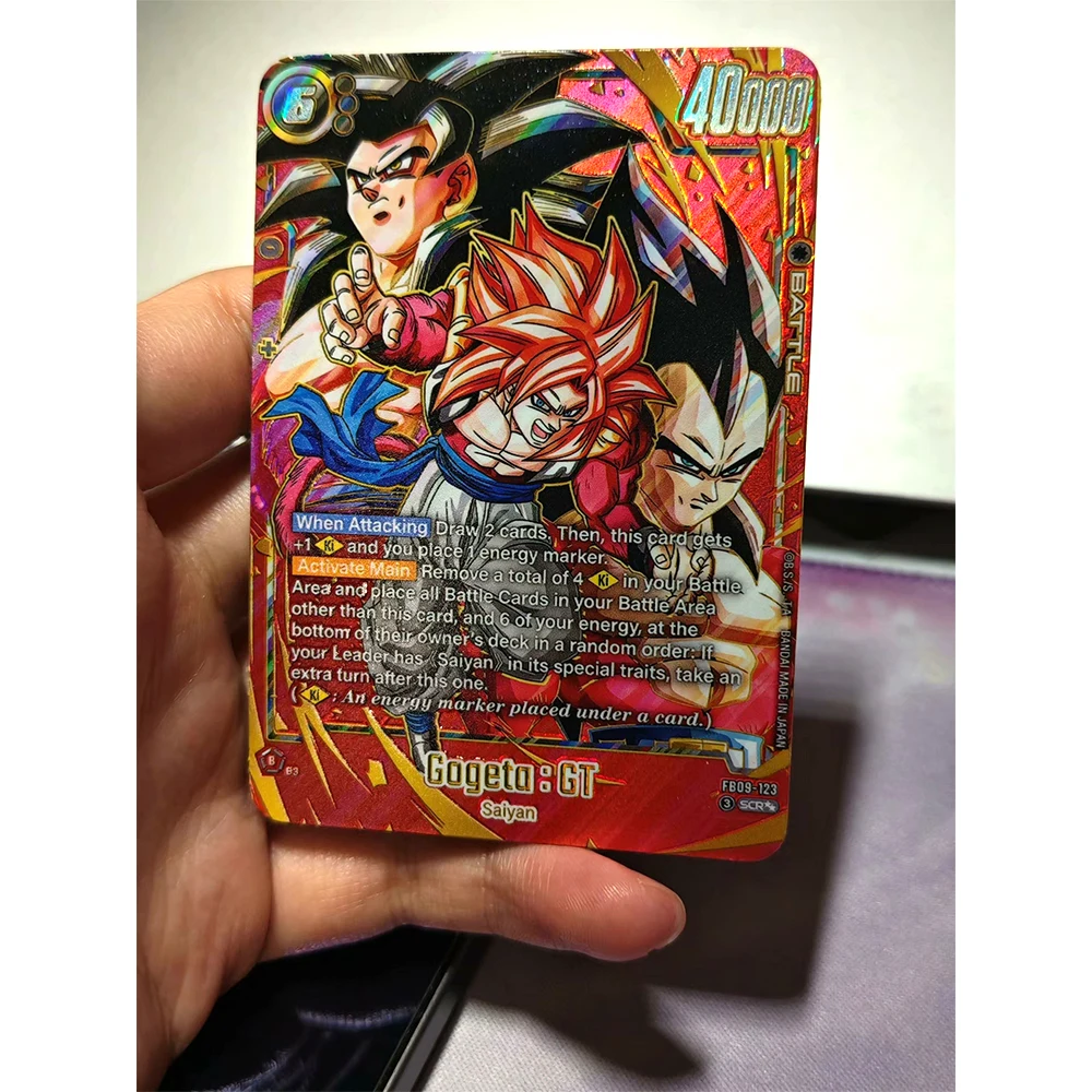 Anime characters Dragon Ball Super Torankusu Cell DIY Homemade Xtreme Bronzing toys Collection card Christmas birthday gift