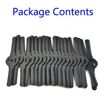 20PCS Brush Cutter Plastic Blade Grass Trimmer Head Blades Electric Lawn Mower Garden Brushcutter Spare Parts