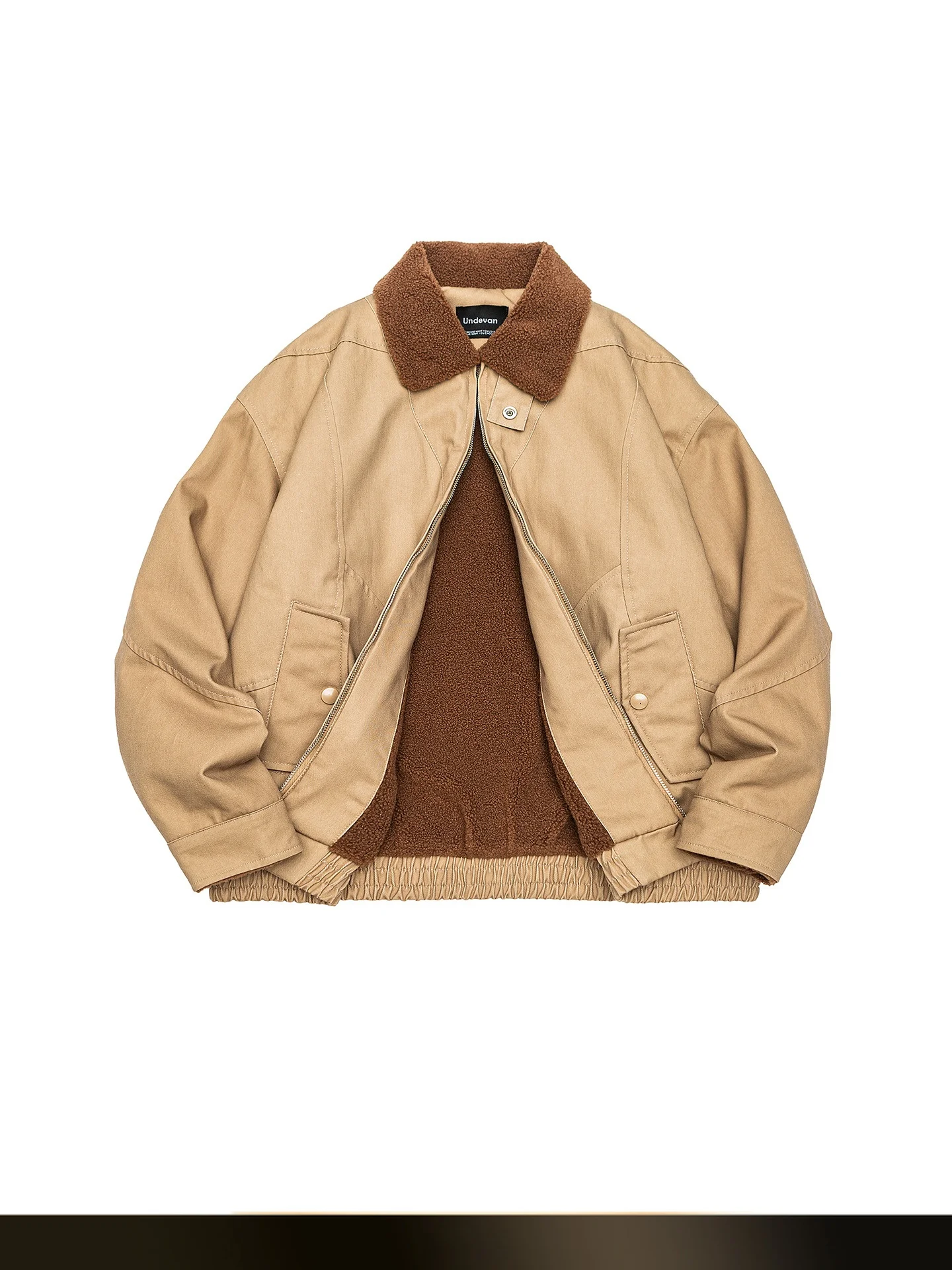 

Nted American Retro Deconstructed Plaid Lamb Velvet Collar Cotton Jaet Men Winter Loose Warm Couple Cotton Coat Outerwear