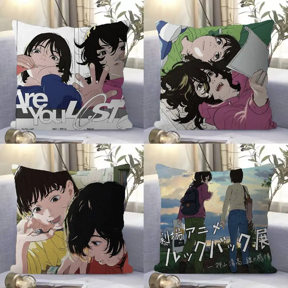

Anime Look Back Pillow Anime Pillow Sofa Bed Head Pillow Cover Cushion Cover 45x45 cm Fashion