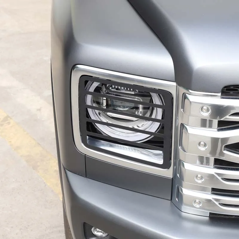 

For Great Wall Haval H9 2024 2025 2026 Carbon Steel Front Headlight Frame Protective Cover Headlight Guard Net Car Accessories