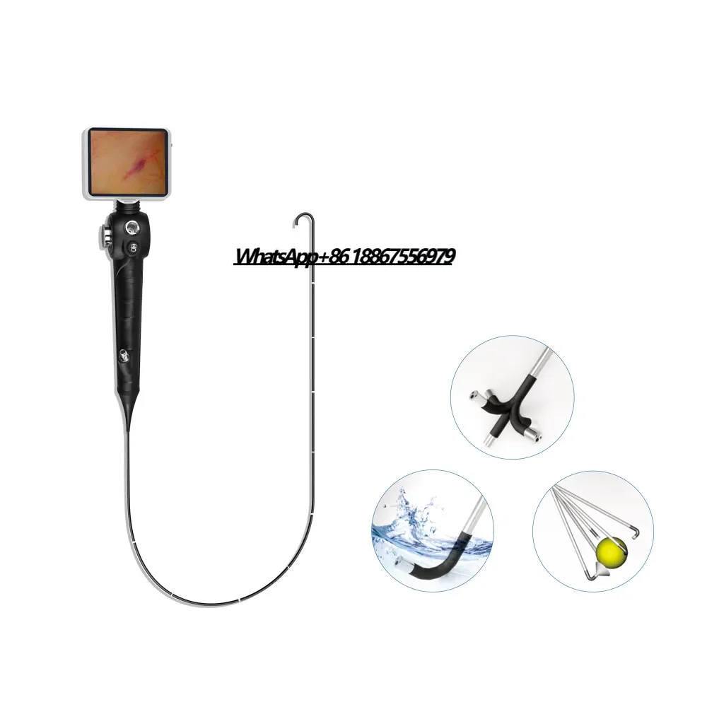 Portable Flexible ENT Endoscope Ent Nasopharyngoscope Laryngoscope Bronchoscopy cystoscope Otoscope 2.8/3.8mm Endoscope