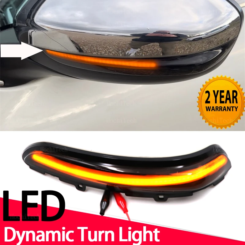 

Smoked LED Dynamic Turn Signal Light Side Mirror Flashing Light for Peugeot 208 2008 12-22 Citroen C3 MK3 C4 Cactus Opel Corsa F
