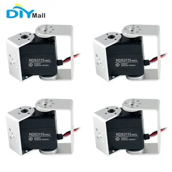 RDS3115MG 17KG Dual Shaft Servo Large Torque 180/270 Degree Biaxial Digital Servo for RC Model Car Boat Airplane Robot Arm
