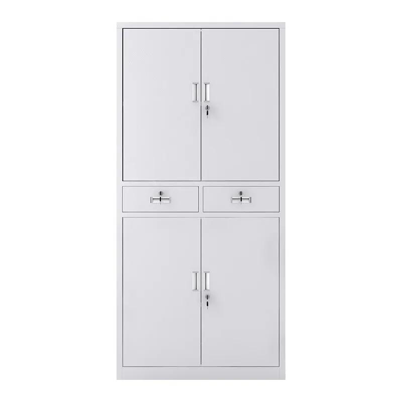 

Modern 4 Door Metal Cabinet With Adjustable Shelves Office Storage Furniture For School Hospital And Warehouse