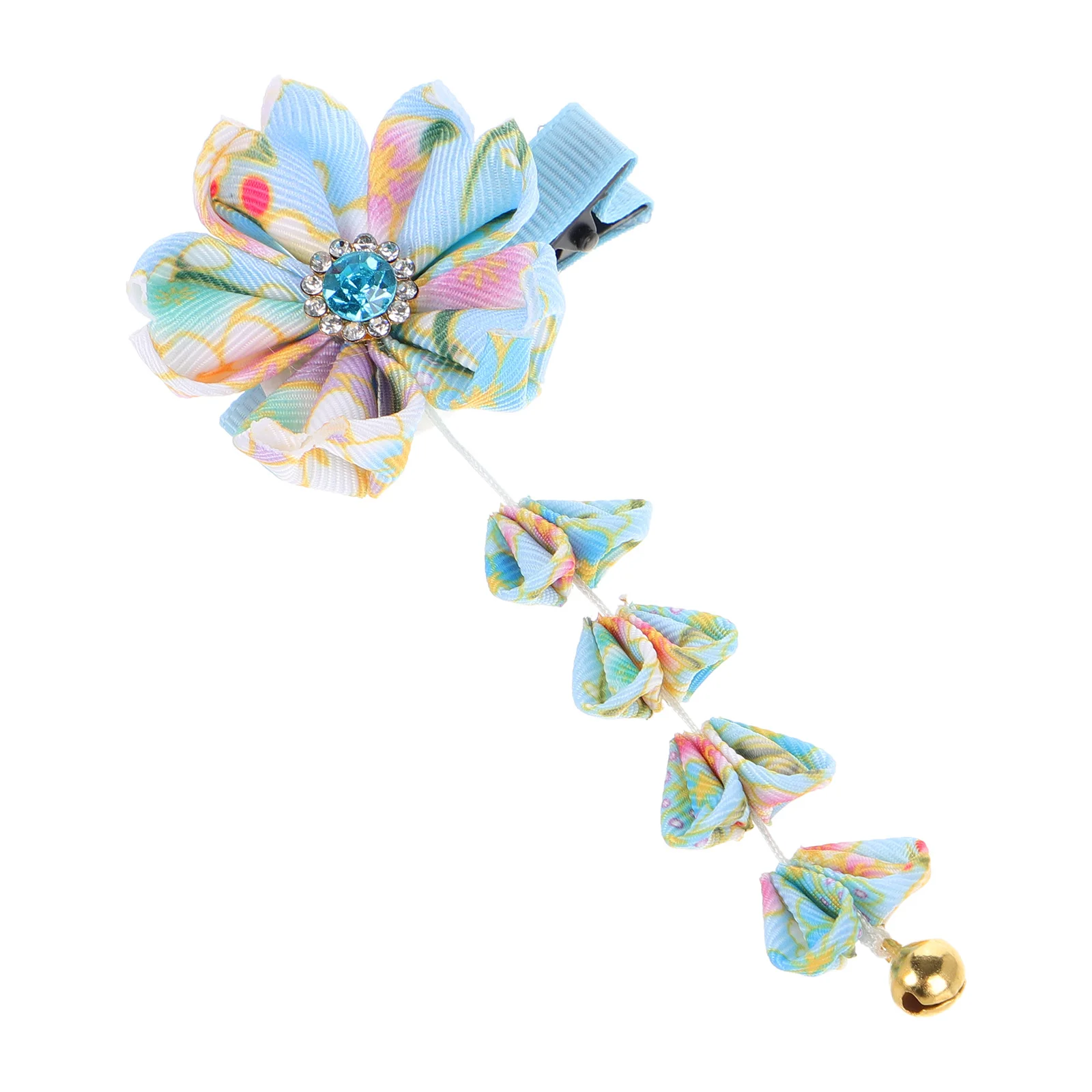 

Fan Hair Clip Tassel Vintage Barrette Kimono Hair Delicate Hairpin Accessory for Women Girls Kimono Supply