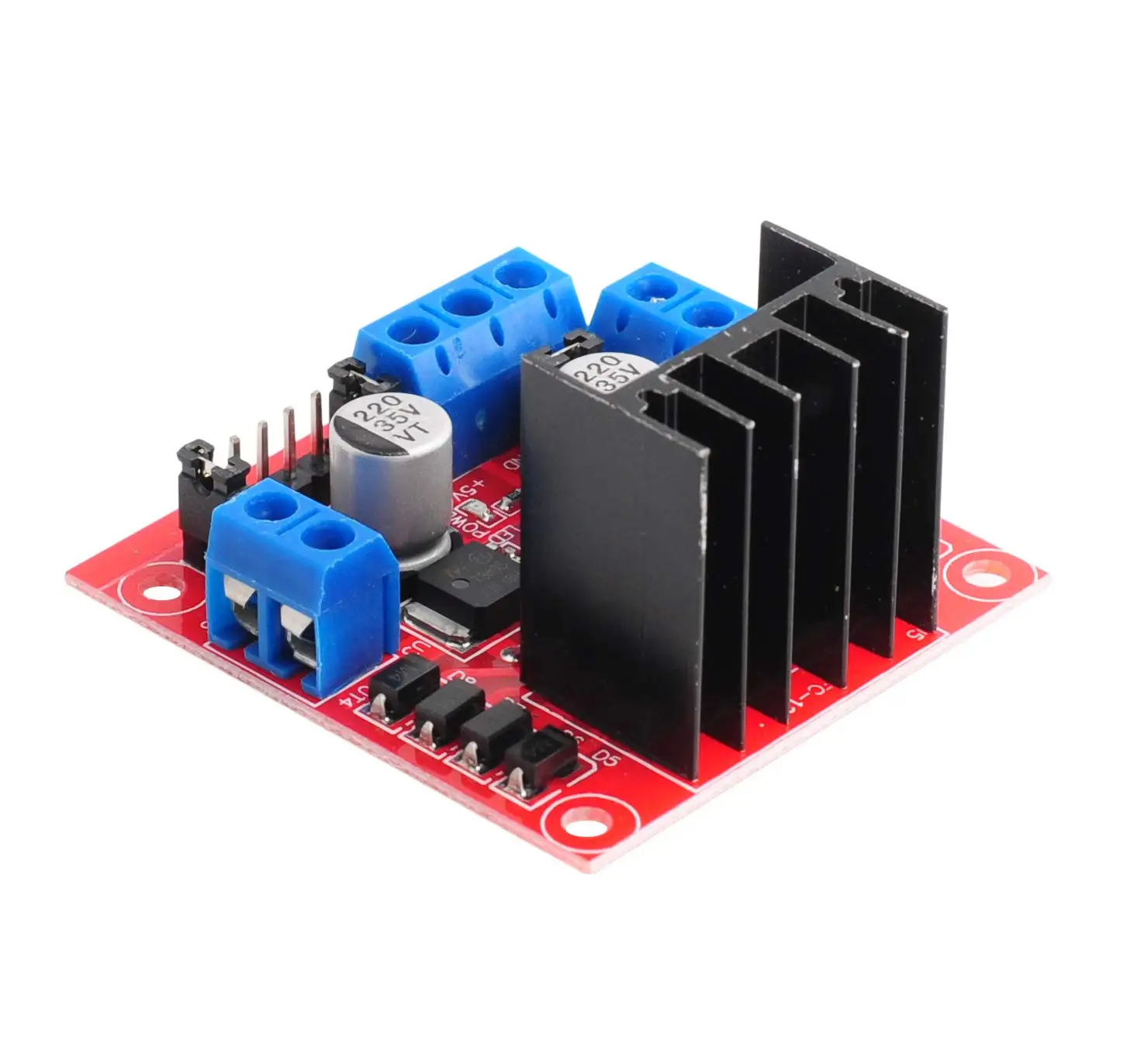 L298N Motor Drive Controller Board DC Dual H-Bridge Robot Stepper Motor Control and Drives Module for Arduino