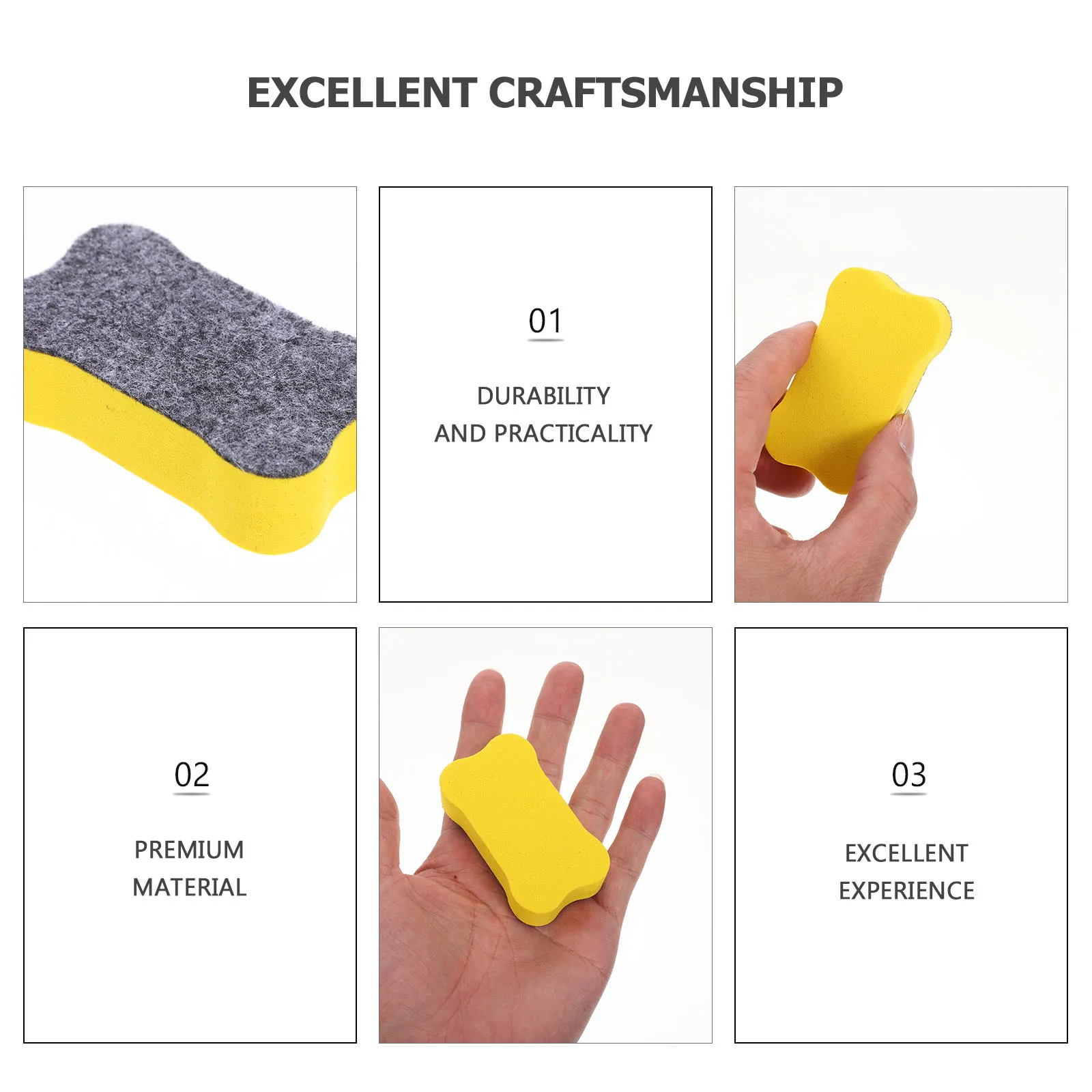 24 قطعة من اللوح الأبيض للمحايات الفنية ملحقات السبورة البيضاء للمدرسة يجب أن تمتلك المعلم الجاف ورأى منفضة البورد #2