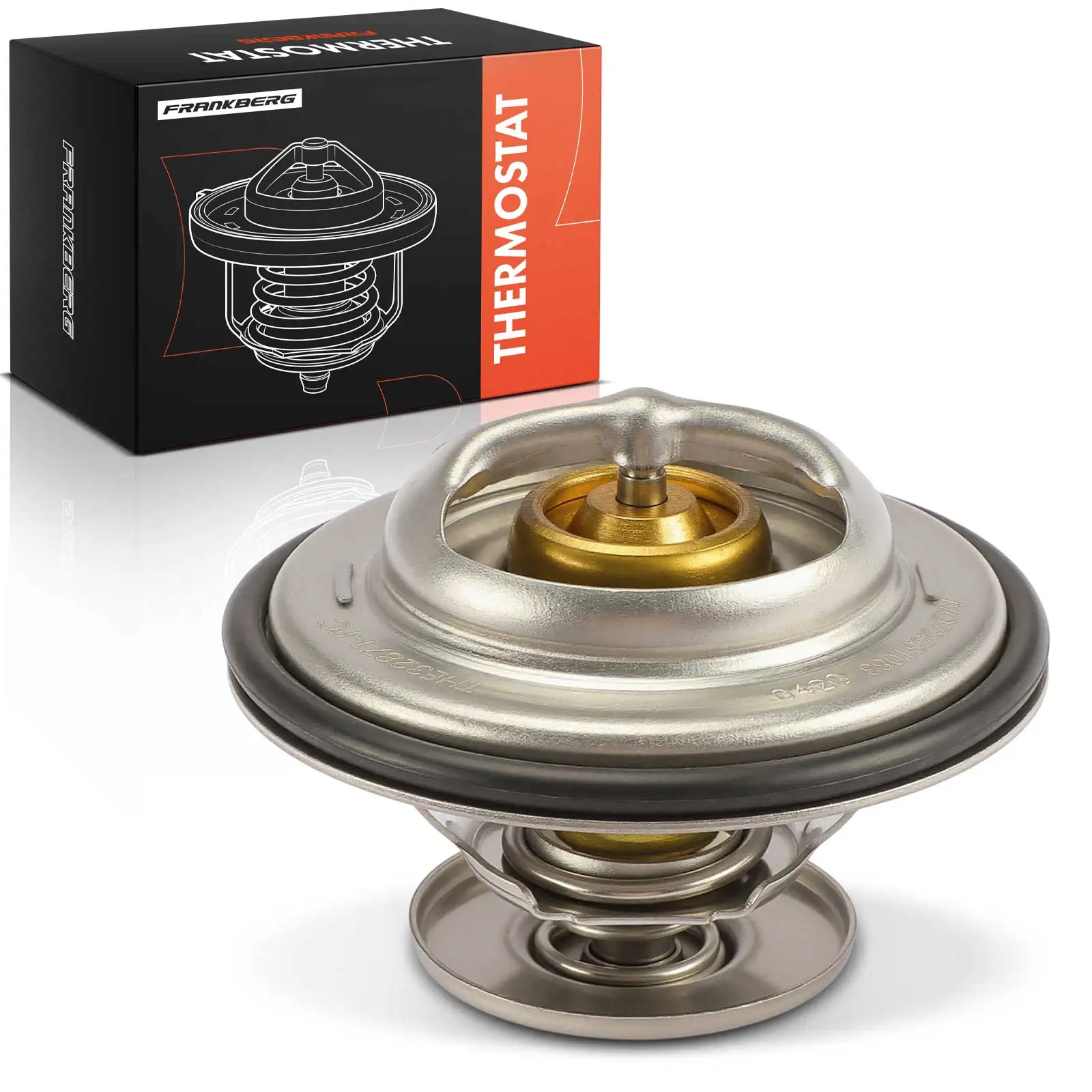 Frankberg 1x Thermostaat Koelvloeistof voor VW Crafter 30-50 Passat Transporter 4 Audi 80 069121113 69121113 TH13287G1 025121113F