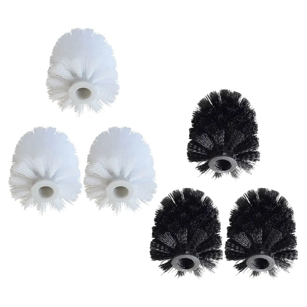 

6Pcs Toilet Brush Replacement Heads Plastic Bristles Bathroom Cleaning Tools Brush Attachment for Drill