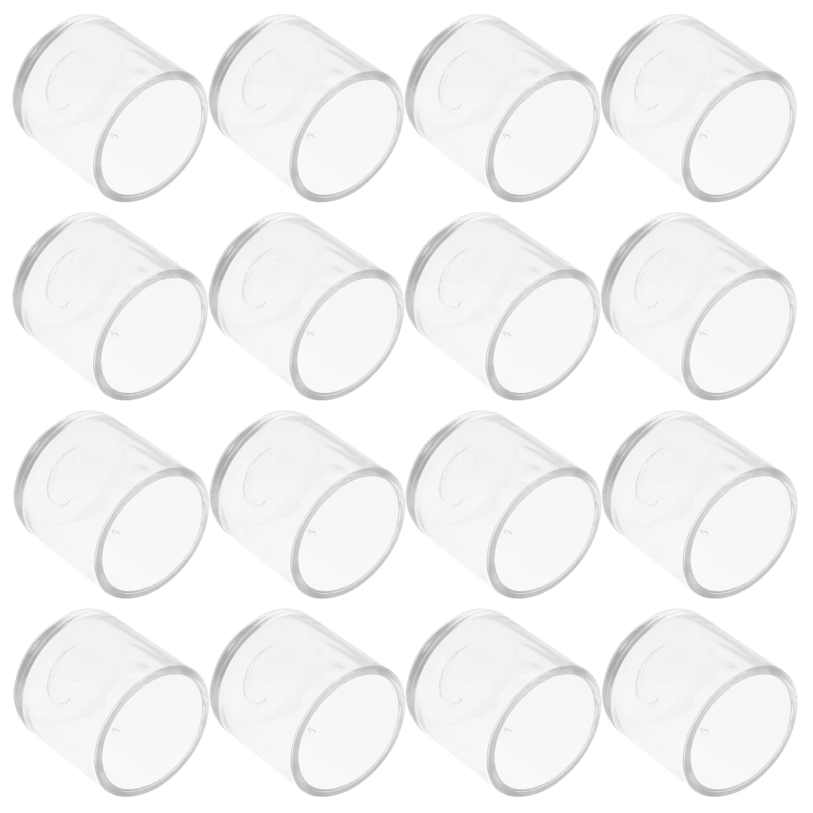

16 Pcs Non Slip Furniture Feet Protectors Durable PVC Chair Leg Caps Table Feet Covers Transparent Floor Protector