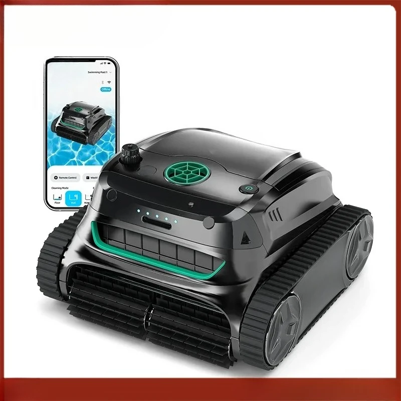 S2 Cordless Pool Vacuum Robot Double Filtration 7800mAh Battery Strong Suction APP Control Pool Cleaner for Large Pools