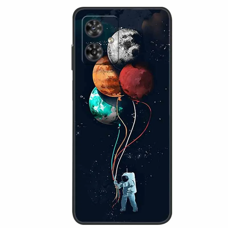 For Moto G54 Case 6.5'' Shockproof Silicon Soft Wolf Lion TPU Phone Cover For Motorola Moto G54 5G Funda Shell Cartoon Cool G 54