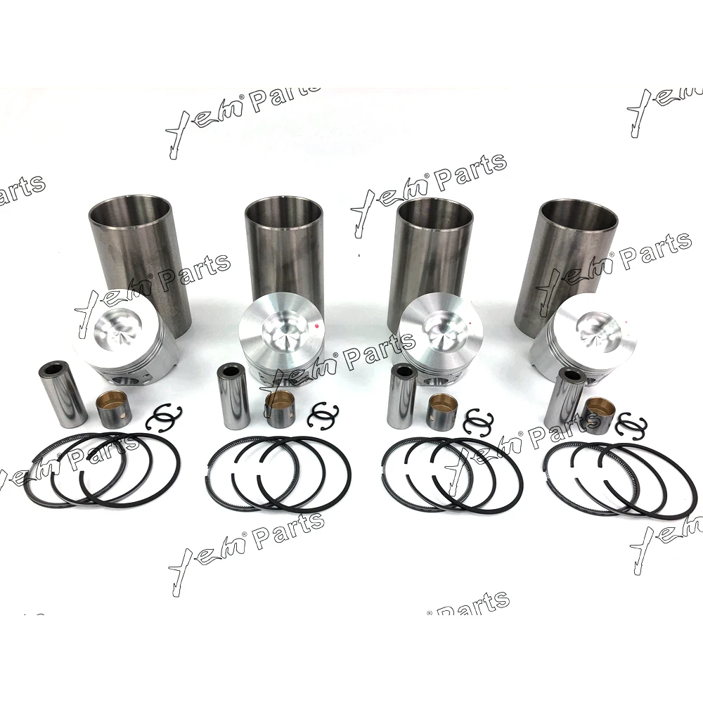 Practical 4TNE86 Overhaul Cylinder Liner Piston With Rings For Yanmar engine part