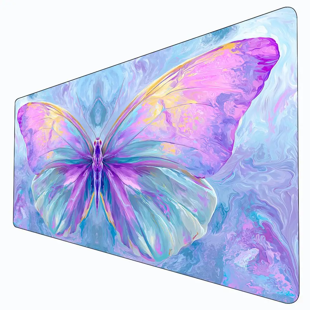 

Gradient Butterfly MTG Playmat Magic Card Battle Mat Non-Slip Durable 35X60CM Commander playmat Board Game Mat for TCG card mat