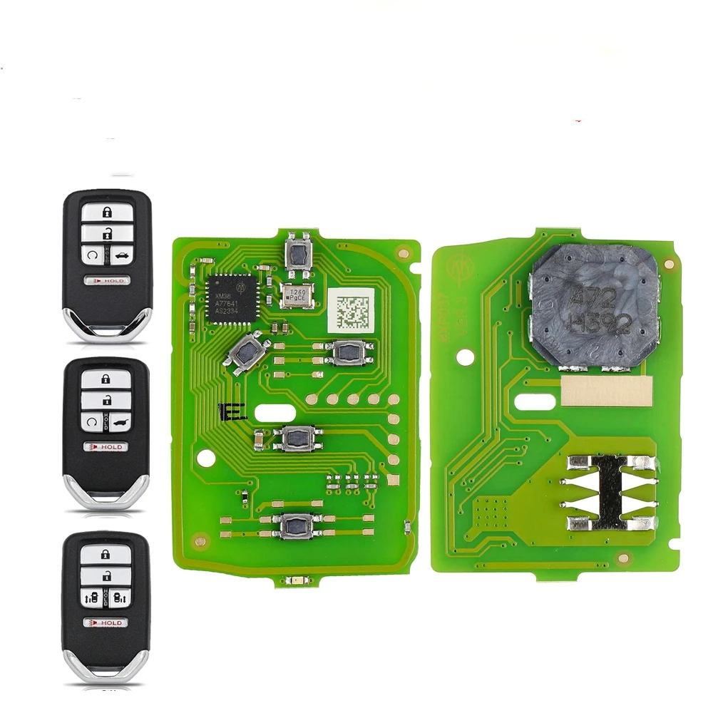 

Универсальный смарт-ключа PCB XZBT44EN, 5 кнопок для Honda Pilot Insight Accord Civic Odyssey CR-V Passport Clarity