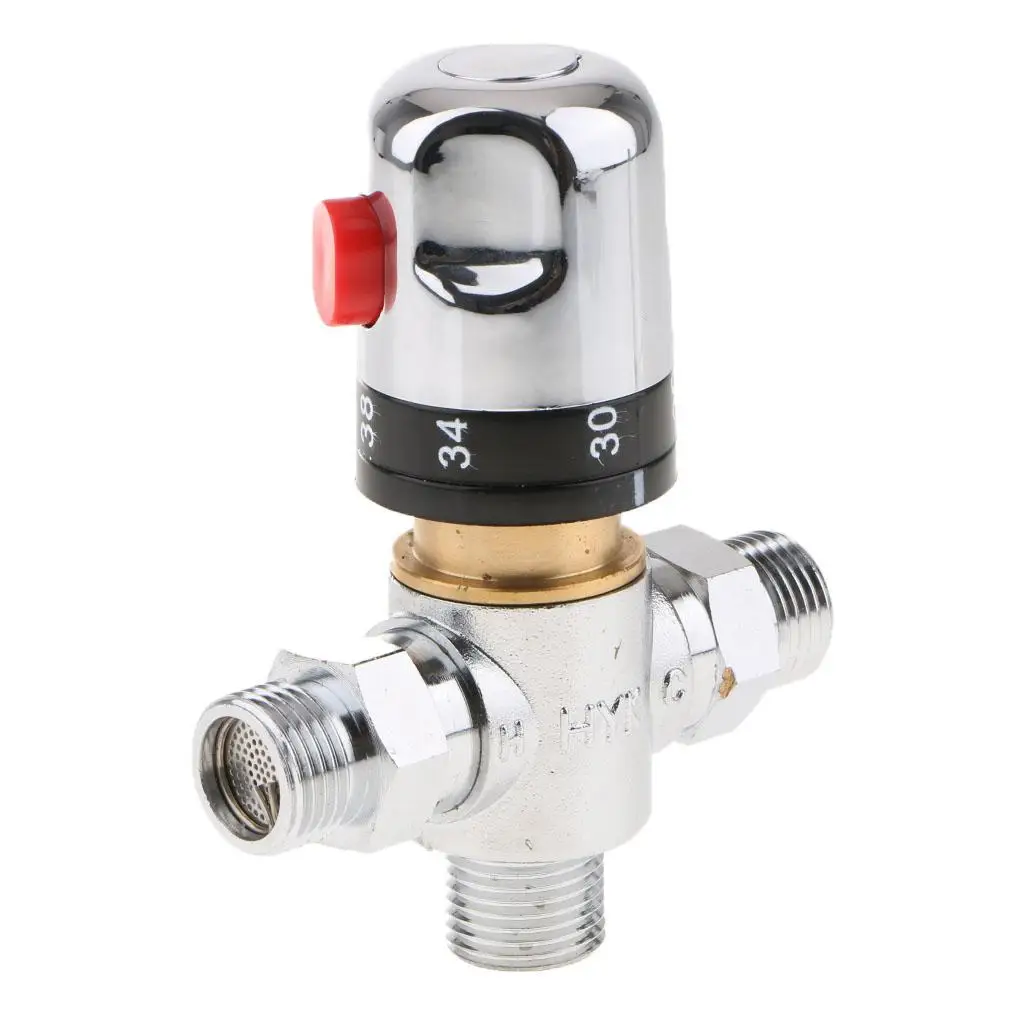 Modern 3 Way Valve Solar Thermostatic Mixing Valve for Water Heater #2 DN15