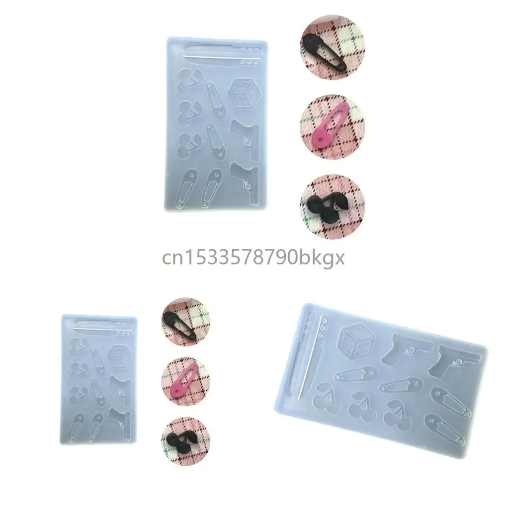 

Flexible Silicone Pendant Mould Epoxy Resin Cherry Shaped Accessories Mold Handmade Jewelry Projects Making Mold J78E