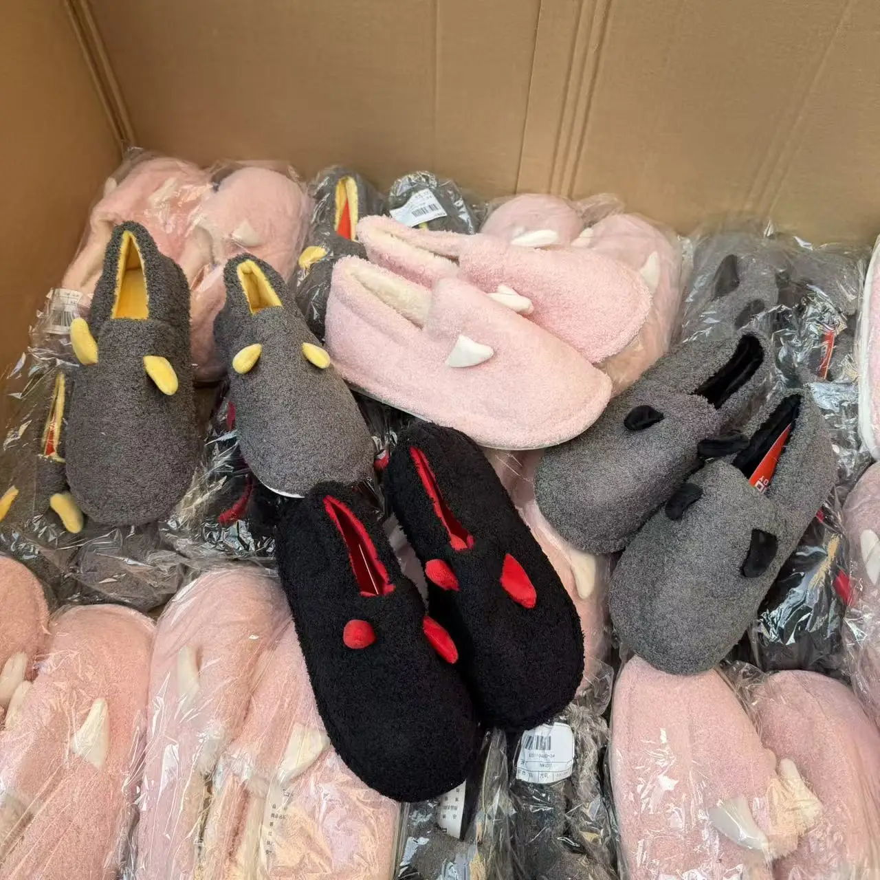 pantufas-de-algodao-devili-cute-color-blo-plu-com-cobertura-total-para-outono-inverno-aconchegantes-e-quentes-para-casal