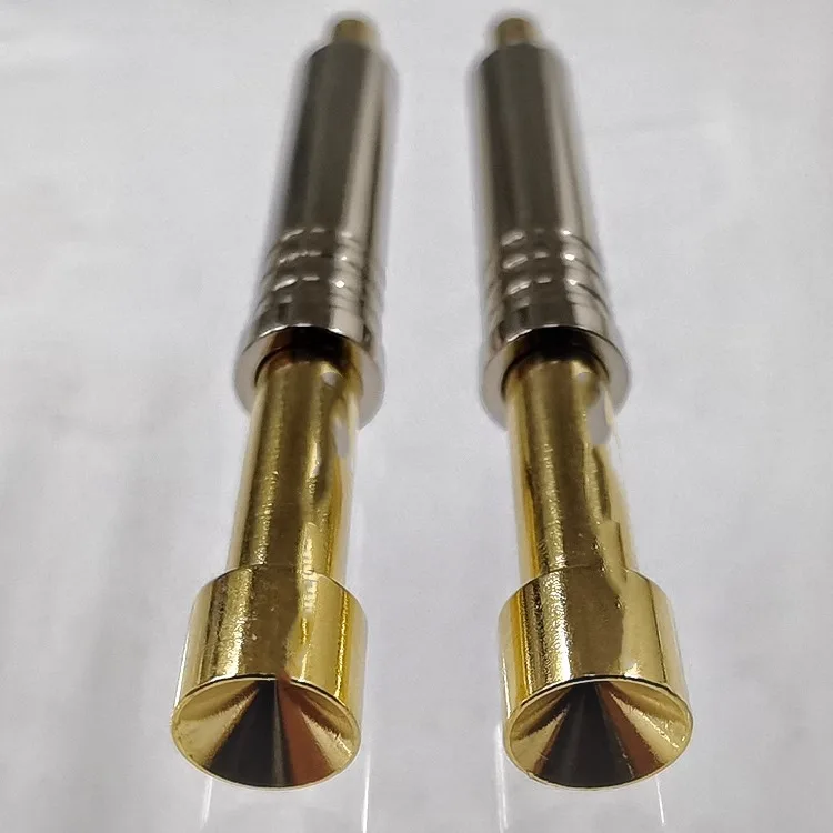 Pin de prueba grande de 4,5x40MM, aguja de resorte de dedal, cabeza cóncava, copa de sonda oral, aguja de cabeza de tazón de PH-6A, una pieza