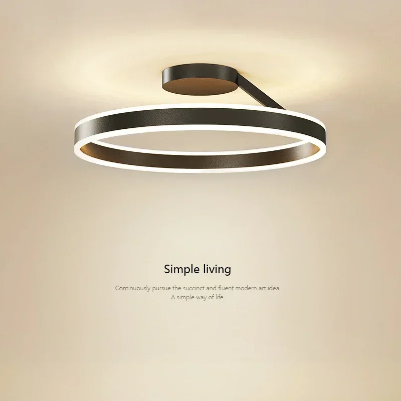 

Led Ceiling Chandelier Lighting Round Dining Living Room Lamp Dimmable Bedroom Light Luster Home Fixturesлюстра потолочная거실등