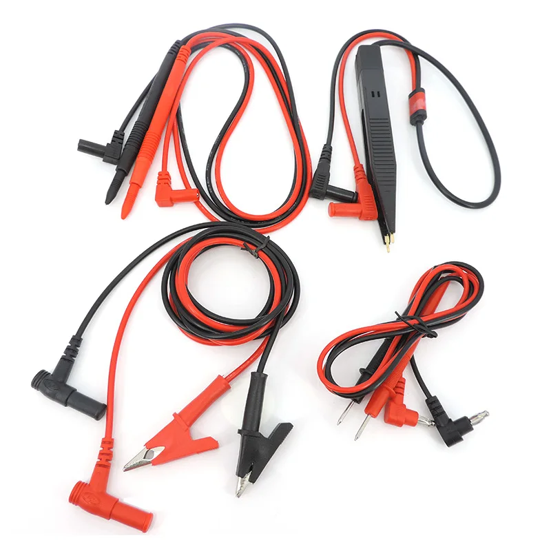 1000V 2A 10A 20A Thin Tip Needle Multimeter Multi Meter Test Lead 4mm banana Alligator Clip tools cord Digital Probe Pen Cable