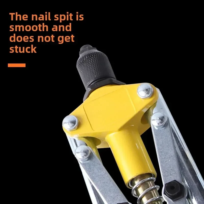 مسدس برشام يدوي احترافي مع مسامير من سبائك الألومنيوم، أداة تثبيت يدوية للاستخدام المنزلي والصناعي