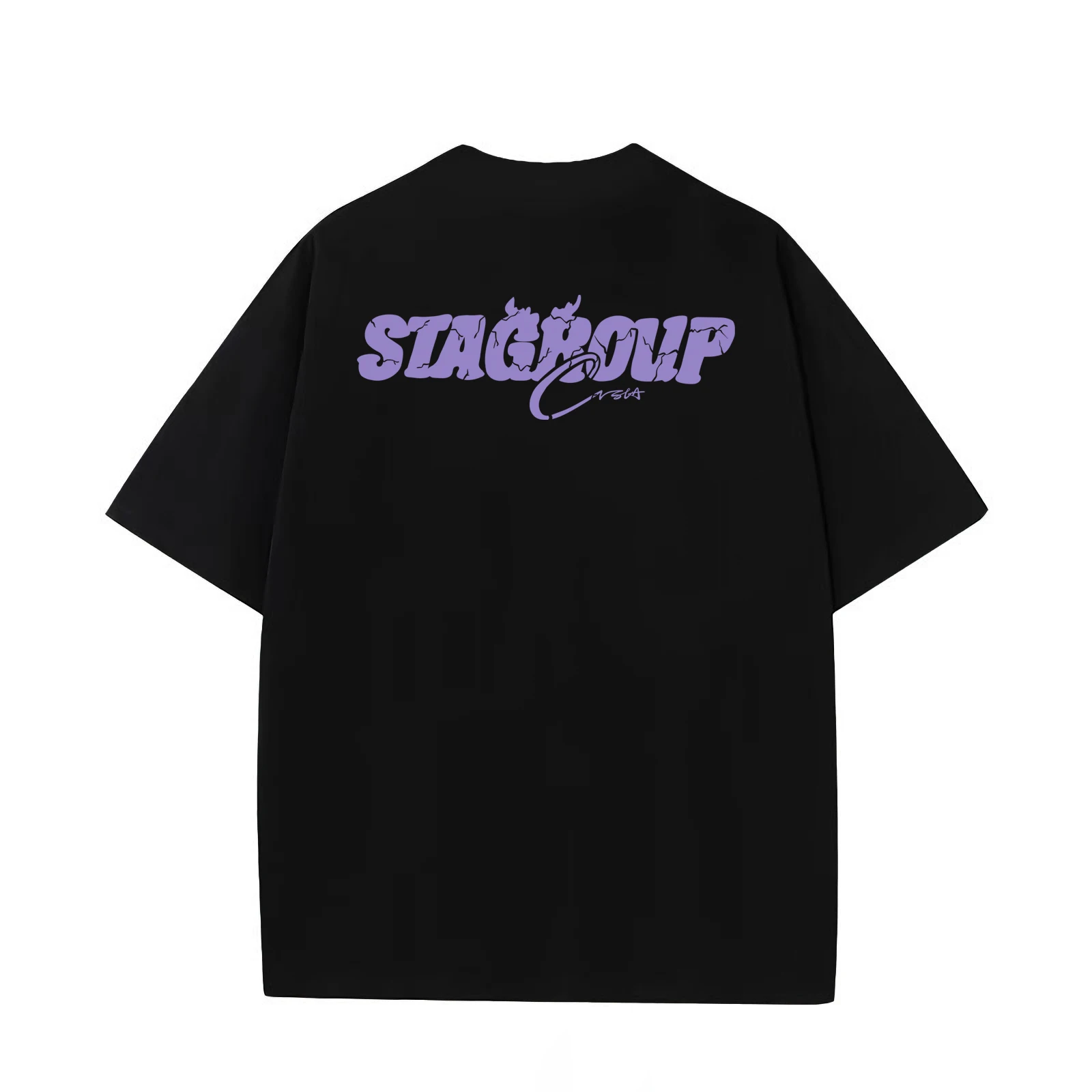 

Crack Demon Short Sleeve Men's and Women's Summer American Trend Brand Heavy Cotton Loose Casual Couple T-Shirt Short Sleeve Top