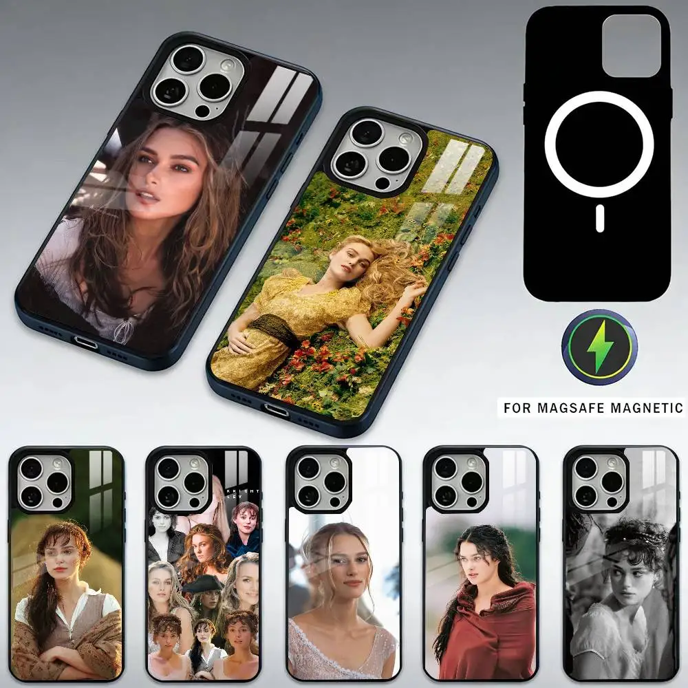

Actor K-Keira Knightley Phone Case For iPhone17,16,15,14,13,12,11 Plus,Pro Max Magnetic For Magsafe Wireless Charging